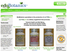 Tablet Screenshot of edobotanics.com